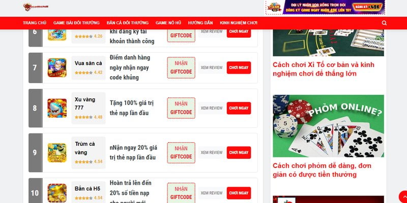 Trang web chơi game được xếp hạng Ffok dễ truy cập - Ffok